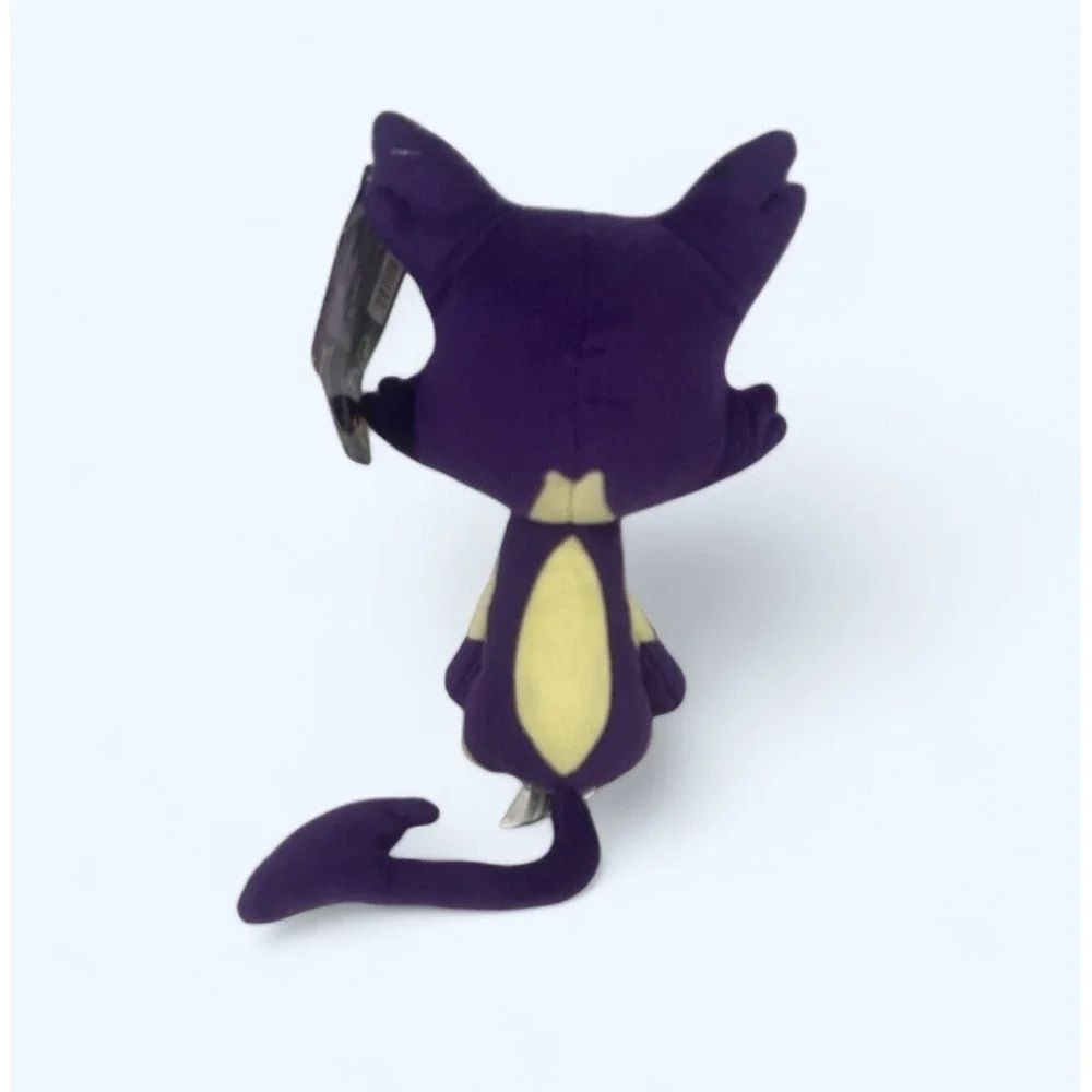 Pokemon Purrloin Plush Cat Purple Kitten Diamond TOMY Toys Figure Stuffed